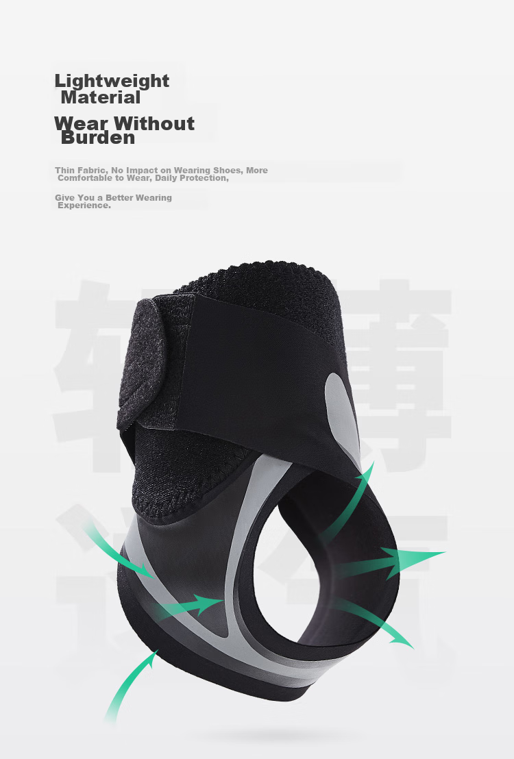 Keep [2 Pieces] Lightweight Open Ankle Support Basketball Sports Brace for Men And Women, Stable Wrap Ankle Breathable, Gray L/XL 6