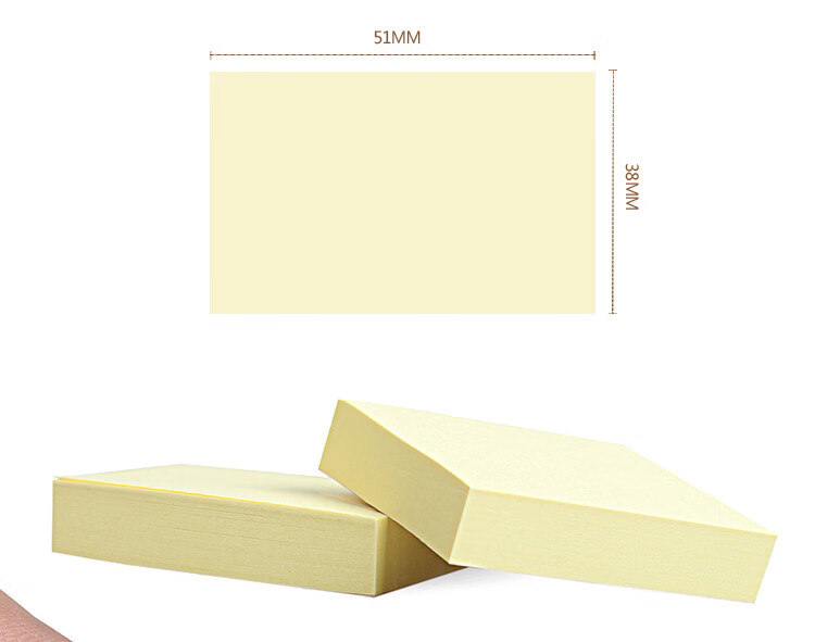 3M Sticky Notes, 2-Pack, Memo Pads/Note Pads/Notepaper/Notebooks, Office Supplies, School Stationery, Classic Series 653-2PK (Yellow) 8