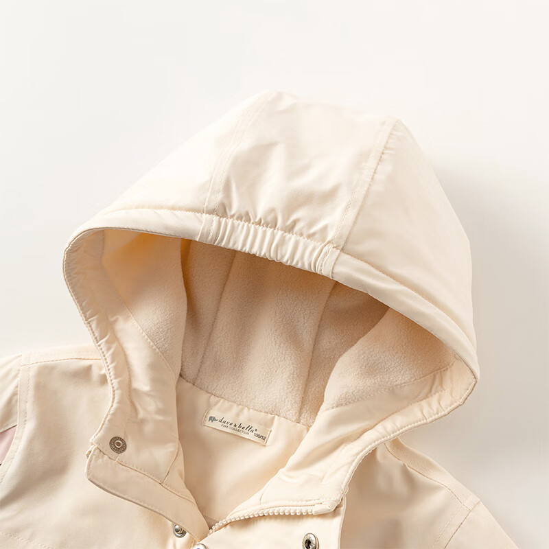 David Bella Kids Three-Proof Jacket Autumn Boys Girls Stylish Baby Windproof Waterproof Coat