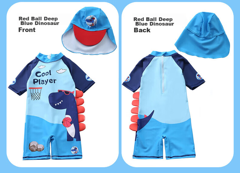 Yuke Children's One-Piece Swimsuit for Boys, Cute Swimwear for Toddlers And Young Boys, Baby Boy Swimming Costume 13