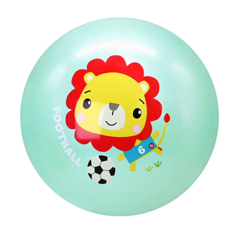 Fisher-Price Children's Toy Ball, Baby Soft Ball, Patting Ball, 38cm (Blue with Pump), Birthday Gift