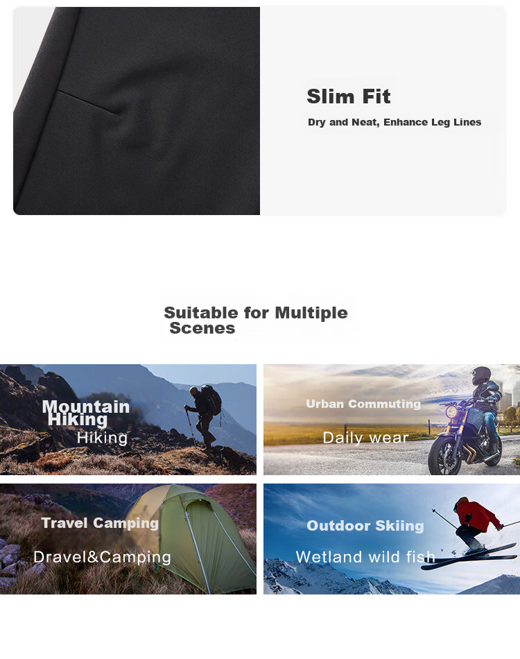 JD Original Fengdun 300 Soft Shell Pants, Wear-Resistant Outdoor Windproof Professional Hiking Trousers for Men, Obsidian Black, 3XL 19