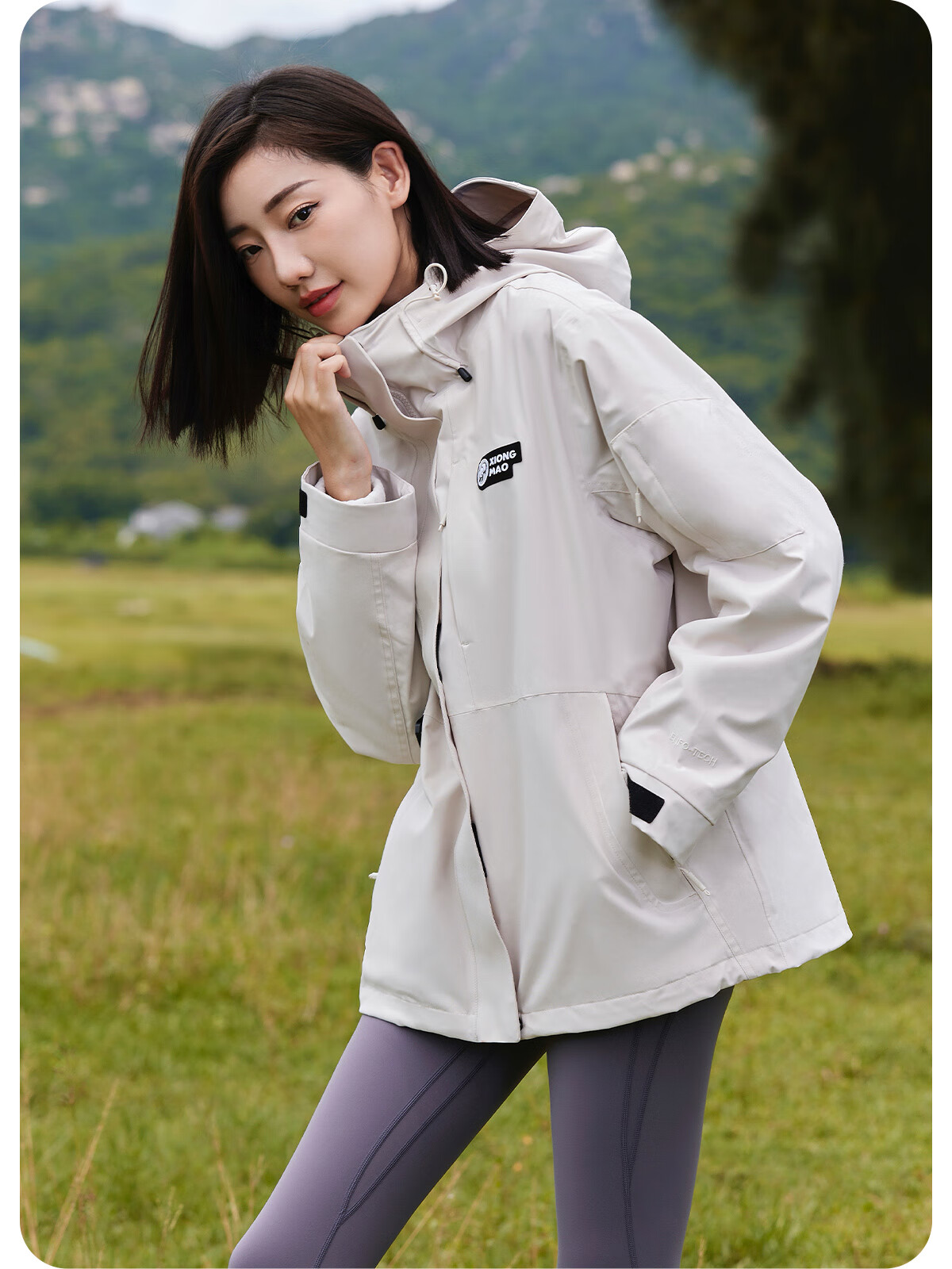 CAMEL Outdoor Waterproof, Windproof, And Breathable Jacket for Men And Women, Three-In Fleece-Lined Warm Mountaineering Coat 22