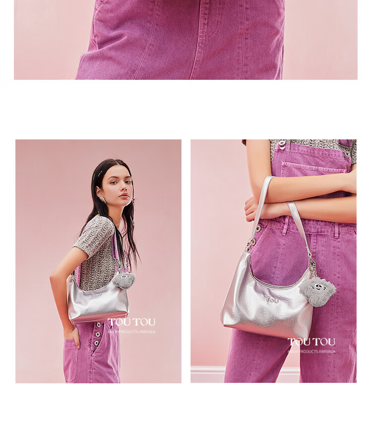 Toutou Niche Design Fashion Clay Crossbody Bag, Shoulder Bag, Commuter Bag for Girls, Birthday Gift for Girlfriend Or Best Friend 19