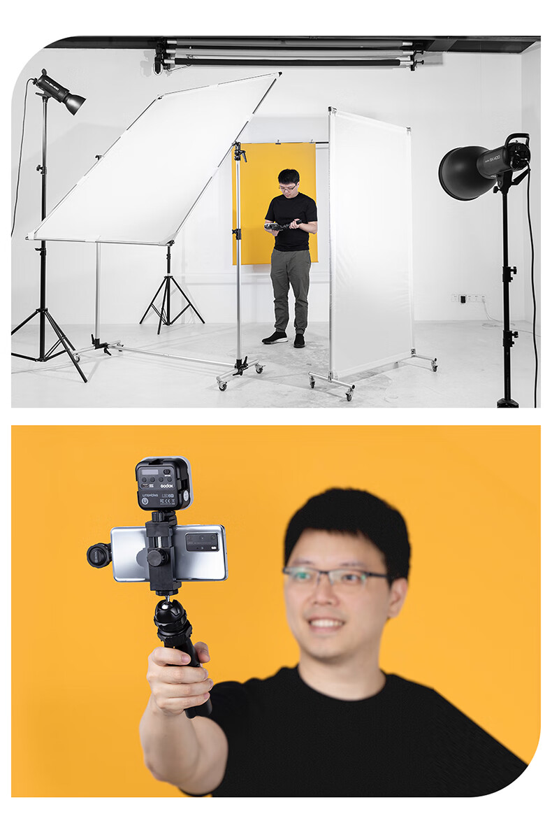 AMBITFUL Photography Flag Large Reversible Advertising Studio Video Shooting Softbox Light Blocker Prop Stand Softbox Paper Butter Paper Sulfuric Acid Paper Fixatio 5