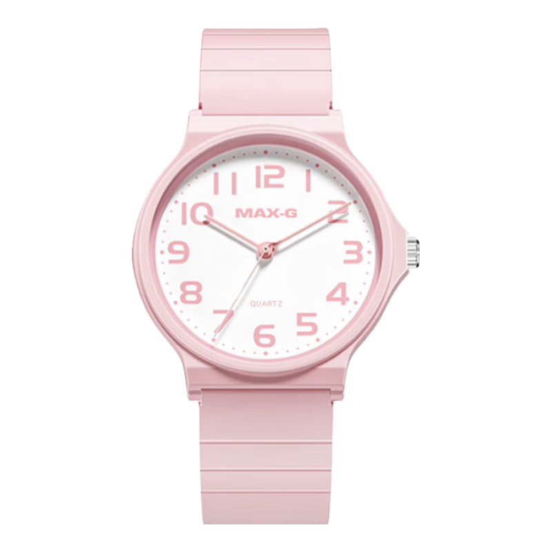 MAX-G Student Watch for Girls, Elementary to High School Students, Teenagers, College Entrance Exam, High School Entrance Exam, National Civil Service Exam, Quartz Watch