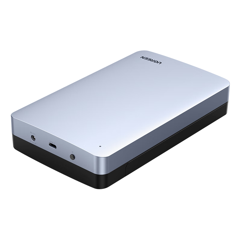 UGREEN USB3.1 External Hard Drive Enclosure, Compatible with 2.5/3.5 Inch SSD And HDD, SATA Interface, Suitable for Laptops And Computers [6Gbps]