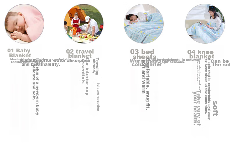 Hengyuanxiang Pure Cotton Gauze Towel Blanket, Six-Layer Thickened, Summer Quilt, Office And Children's Air Conditioning Blanket, 150×200CM 11