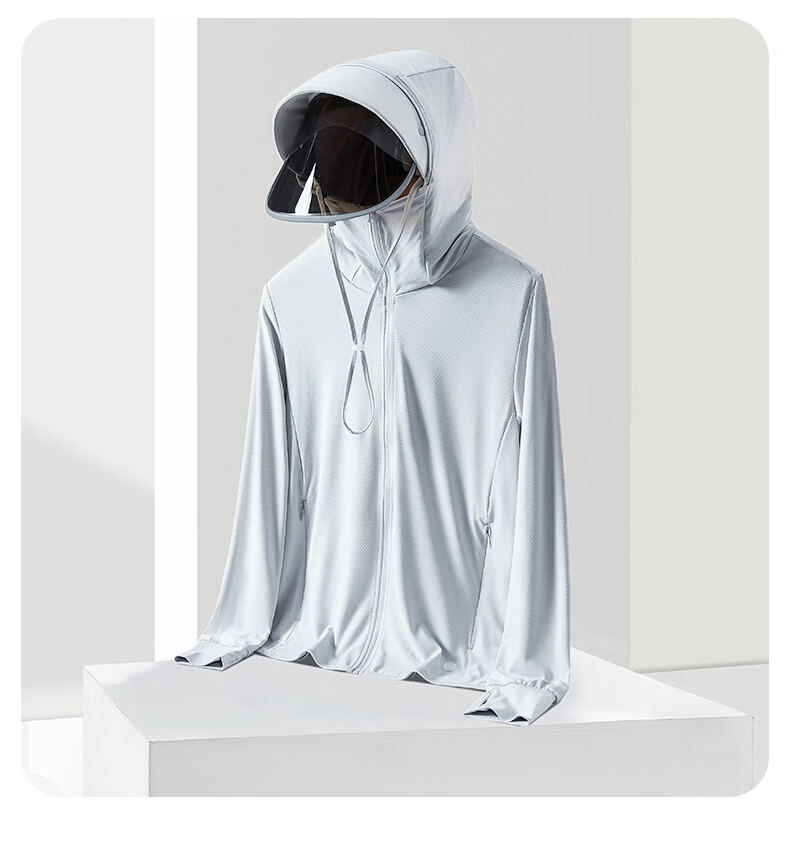 FitonTon Women's Sun Protection Clothing, Summer Outdoor Beach Lightweight Jacket, Breathable Cycling UV Protection Coat, Lightweight Sun Protection Shirt 14