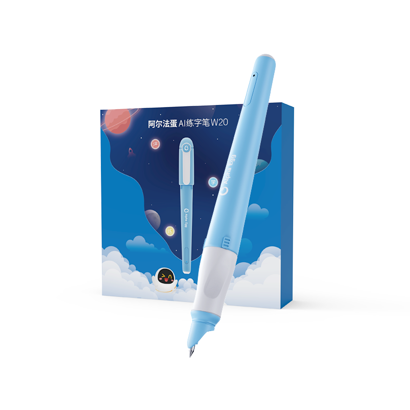 Aerfadan AI Handwriting Practice Pen W20 for Elementary School Students And Children's Pen Control Training, Paper-Screen Synchronized Practice, Comes with AI Handwriting Copybook, One-On Real-Time Guidance, Intelligent Handwriting Practice