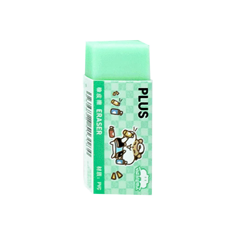 PLUS Fruit Series Erasers for Clean Exams And Students, Cute Erasers for Art, Third Set of Erasers, ERX-0311NS Eraser Set with 4 Colors