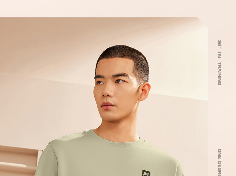 361° Men's Sweatshirt, Spring Long-Sleeve Sportswear, Casual Round Neck Loose Fleece-Lined Top, 652344801D-7 15