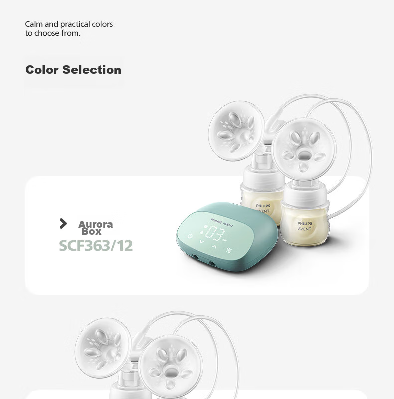 AVENT Philips AVENT Single And Double-Sided Fully Automatic Breast Pump, Portable, Quiet, Painless Massage, Electric Milk Extractor 21