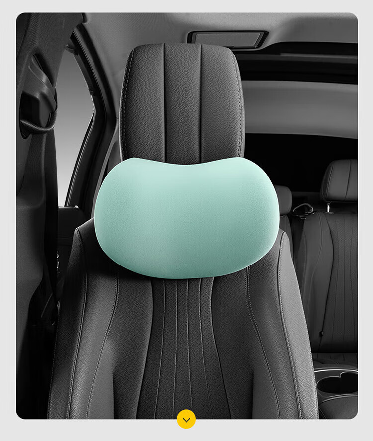 Buleishen Car Headrest, Neck Support Pillow, Lumbar Support Cushion, Automotive Accessory, Black, Suitable for Xiaomi SU7 19