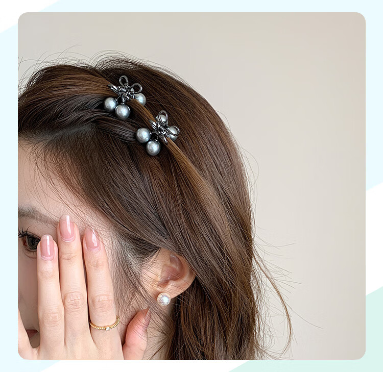 CHIMERA 2-Piece Cherry Hair Clips Side Bangs Hair Claw Shark Clip Hair Accessories for Back of Head 6.1 Children's Day Gift 5