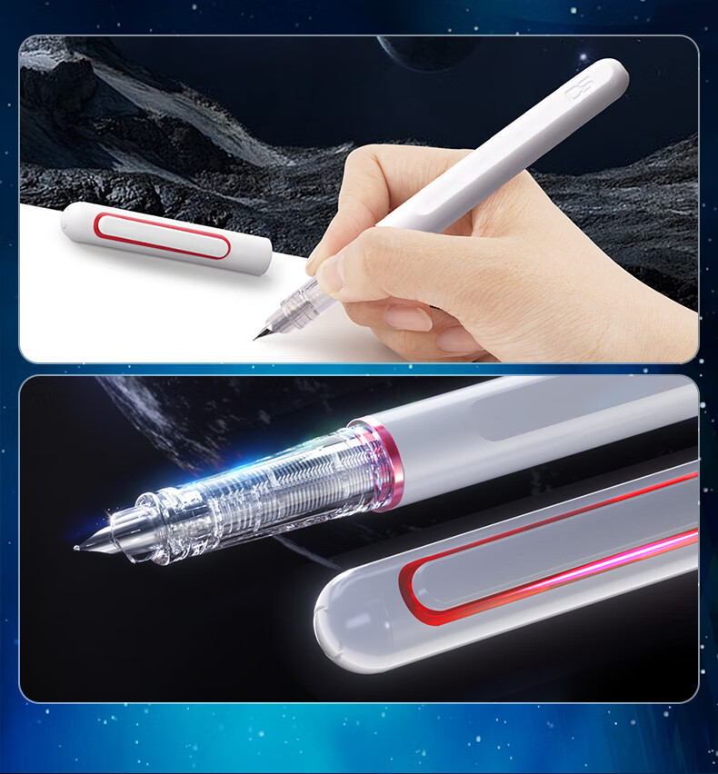 Dianshi Zhibi [Back-To Gift] Space Capsule Six-Person Set 10-Piece Stationery Set Including Gel Pens/Highlighters/Pencils for Classmates to Exchange As Study Rewards 312E-1 Birthday Gift 8