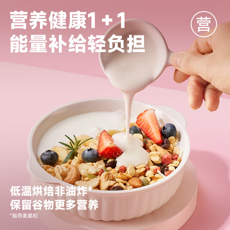 欧扎克 麦片营养早餐 即食燕麦片零食代餐水果坚果麦片700g*2