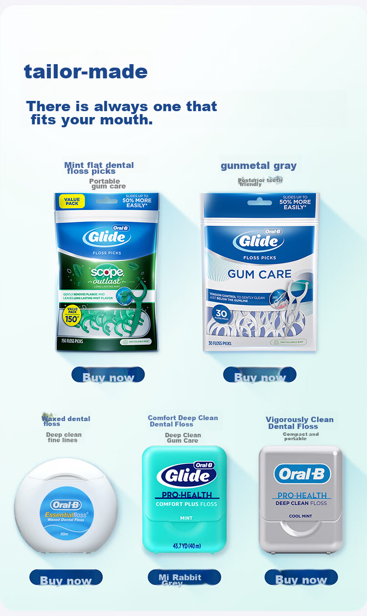 Oral-B Micro-Wax Dental Floss, Ultra-Thin Smooth Flat Thread for Cleaning Teeth And Gums, Portable, 50 Meters, Sold by JD 13