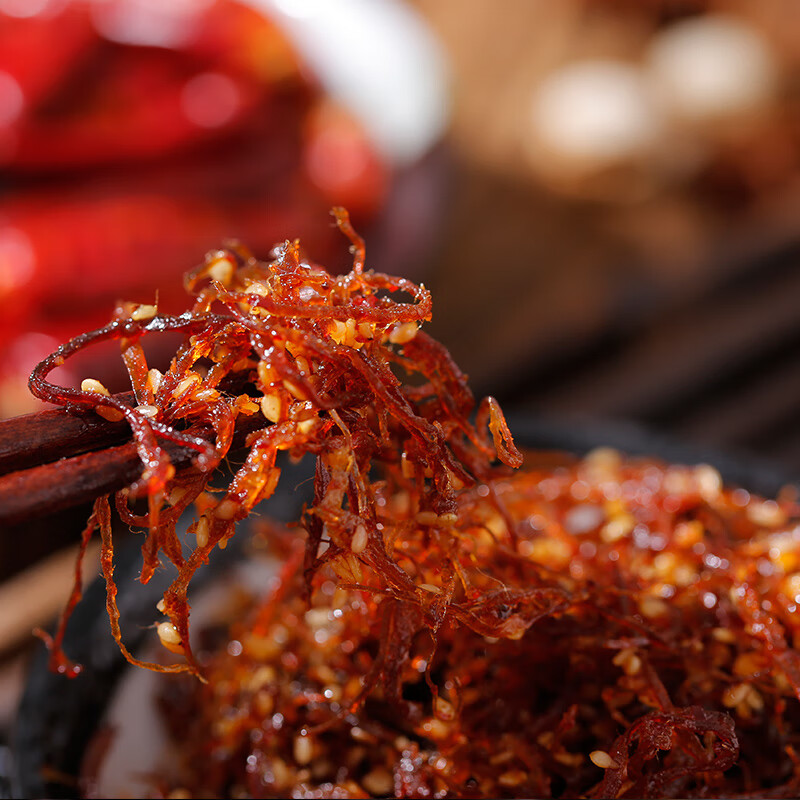 张飞 灯影牛肉丝香辣味100g  四川特产 麻辣休闲零食小吃  