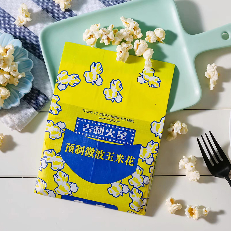 吉利火星爆米花香甜奶油味118g*5包 预制微波炉自制爆米花DIY加工休闲零食