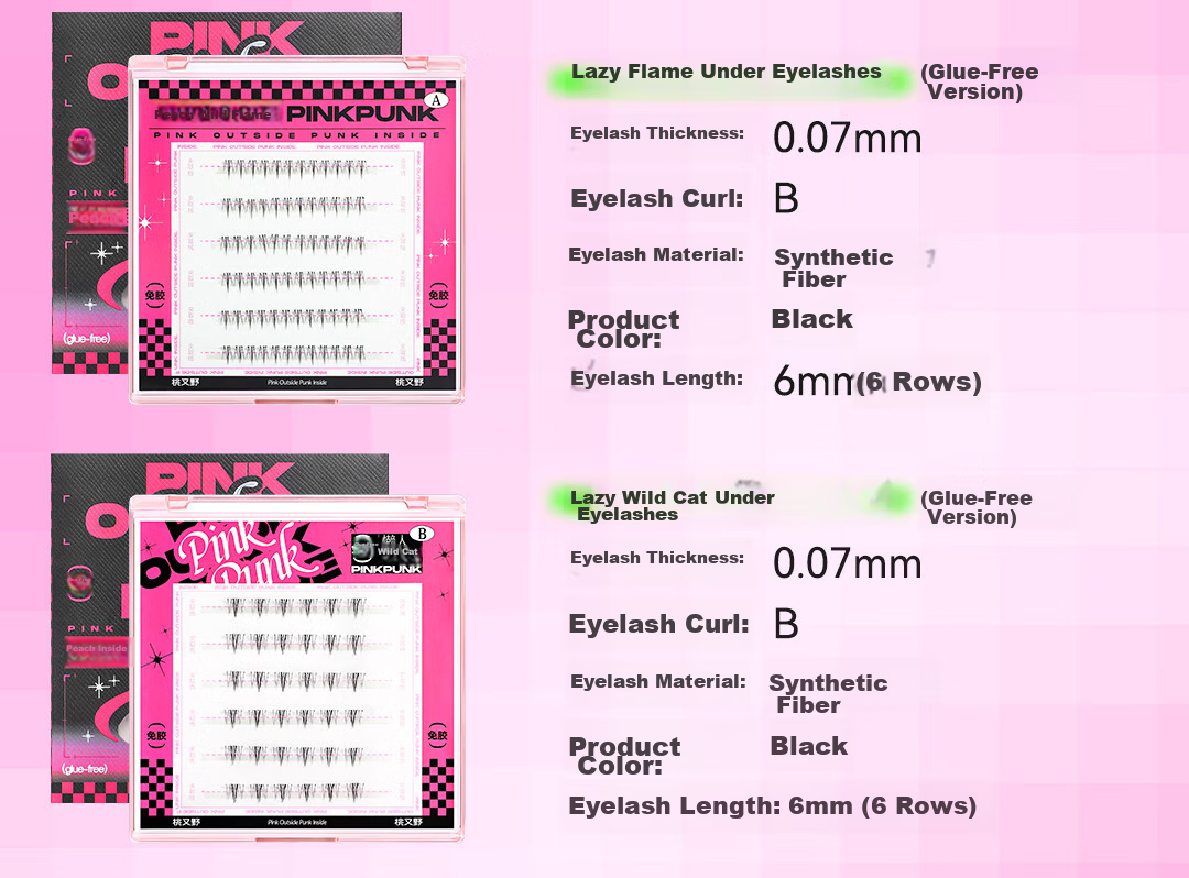 Arrebol False Eyelashes for Women, Natural-Looking, No Glue Required, Lazy Person's Lashes, Long And Curled, Beginner-Friendly, Gift for Girls 14