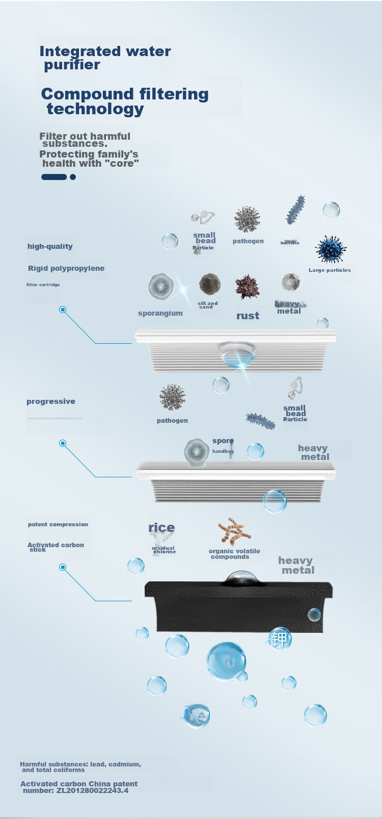 3M Water Purifier, Household Water Filtration System without Tank, Zero Wastewater And Mineral Residue, Direct Drinking Smart Filter, Shuhuquan SDW8000T-CN 5