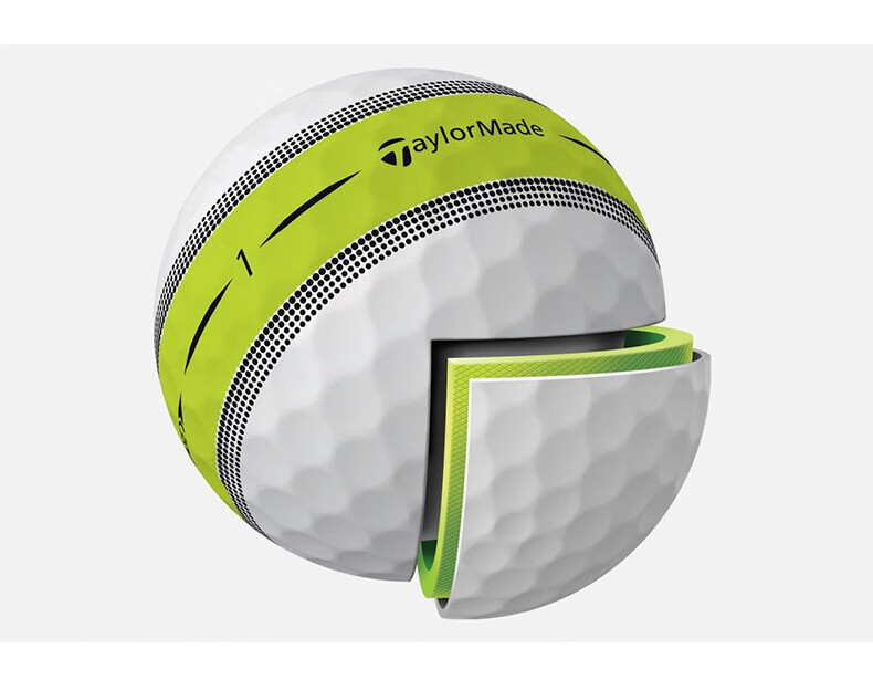 Taylormade Golf Three-Layer Balls, Long-Range, 2025 New Tour Response Blue Tire Balls, 12 Pieces 3