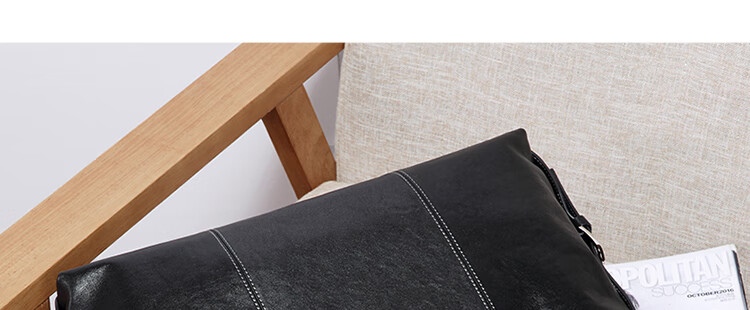 GOLF Briefcase, Men's Business Top-Grain Leather Handbag, Large Capacity Laptop Bag, Fashionable Horizontal Style Shoulder Crossbody Bag 39