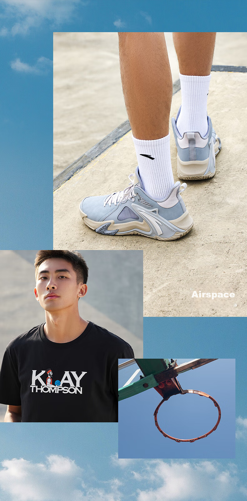 Anta Kongyu 4 Cement Nemesis Men's Basketball Shoes Shock Absorption Lightweight Anti-Roll Professional Game Sports Shoes 7
