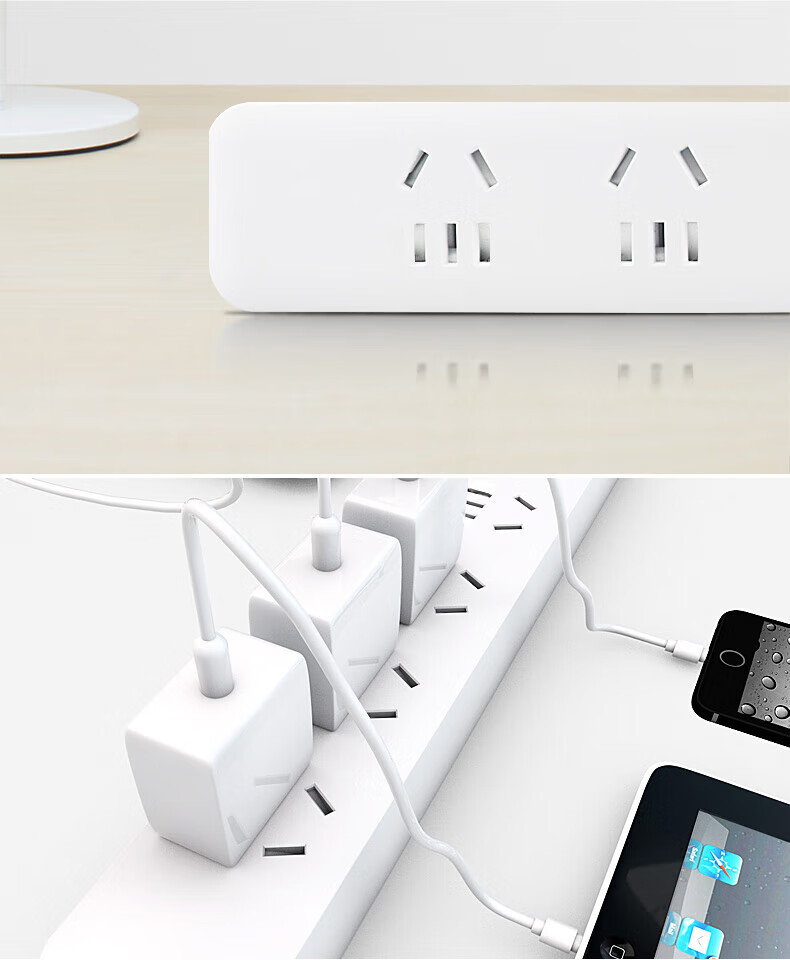 Delipow New National Standard Socket, 8 Outlets with Master Control, 3 Meters, Overload Protection, Phosphor Bronze, All-In Appliance Adapter, Power Strip, Electrical Outlet 11