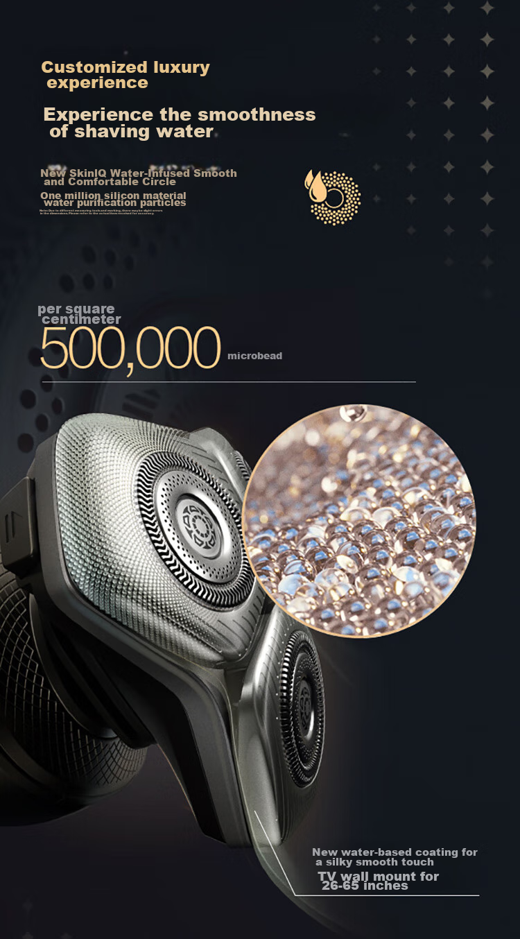 PHILIPS [Mid-Autumn Festival Gift] Self-Operated Electric Shaver, Rotating Guard 9 Series Luxury Edition, SkinIQ Smart Razor, Birthday Gift for Men And Fathers, [Whole Machine Imported from The Netherlands] 8