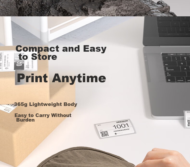 Deli GE382W High-Speed Express Printer, E-Commerce Single-Sheet Thermal Printing, 80mm Warehouse Logistics Commercial Office Adhesive Barcode Label Printer, Bluetooth Versio 17