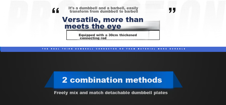 Chengyue Dumbbell And Barbell Set, 20kg Electroplated, Adjustable And Detachable Fitness Equipment for Men And Women, CY-167 10