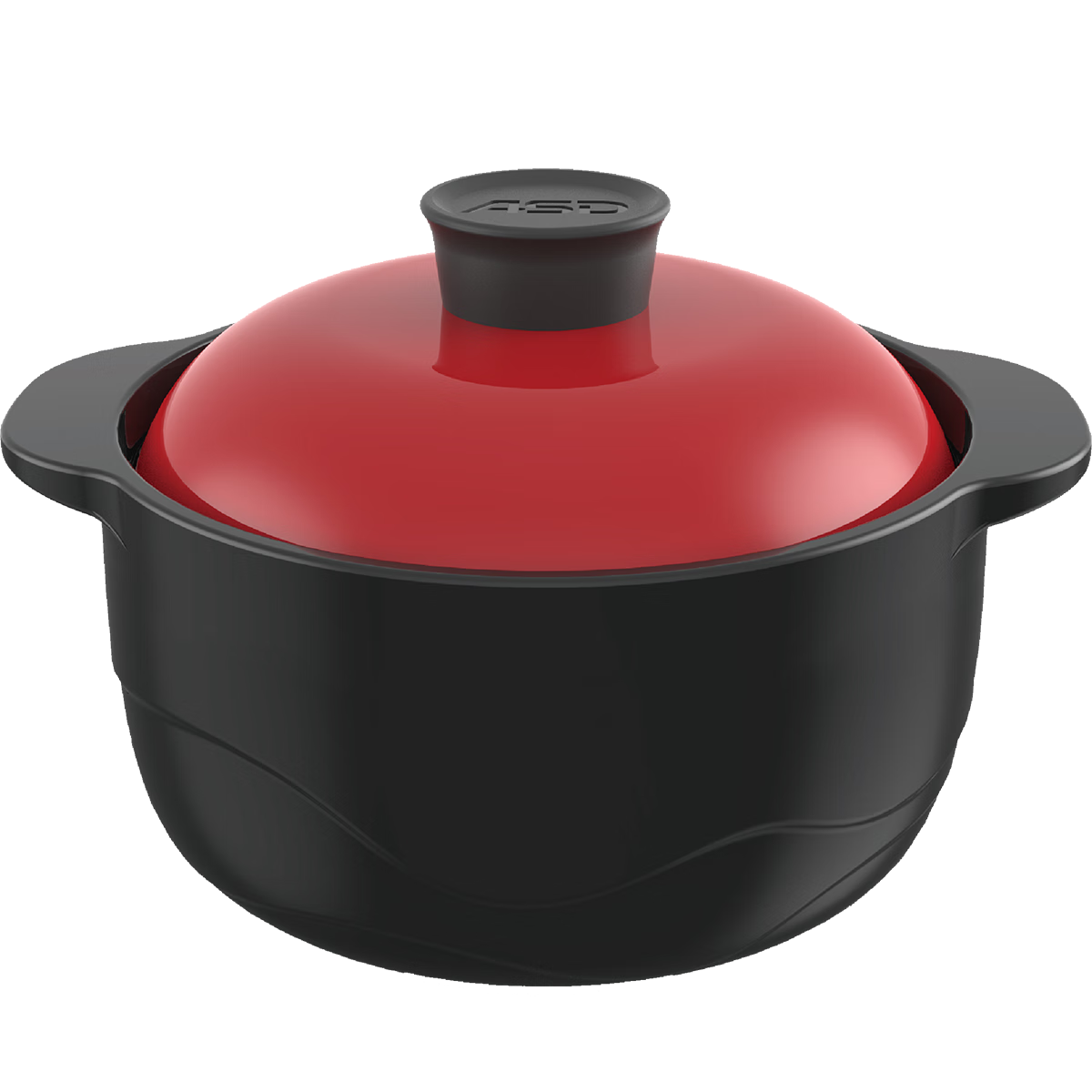 ASD Casserole Pot, Soup Pot for Home Use, High Temperature Resistant, Dry-Burning Ceramic Stew Pot, 3.5L, for Light Soup And Claypot Rice, Specially Designed for Gas Stove