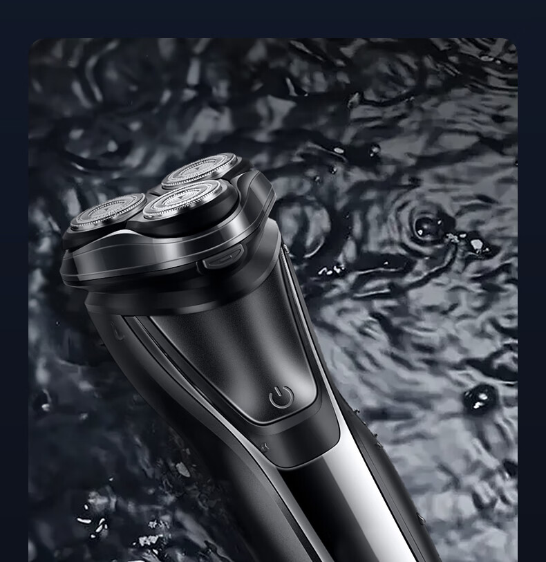 AUX Electric Rotary Shaver for Men, Waterproof Wet and Dry Dual-Blade Electric Razor, Gift for Husband 23