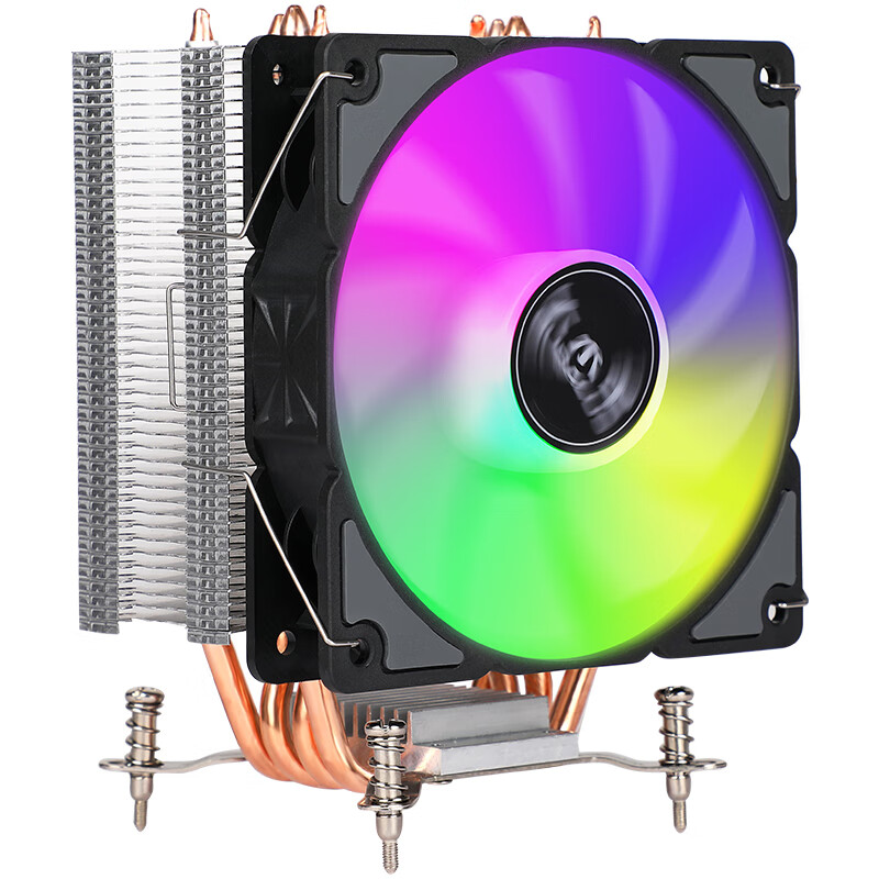 BUBALUS T43 4 Heat Pipe CPU Air Cooler (Supports Multi-Platform/i Series/PWM Temperature Control/12CM Fan/Thermal Paste/Clamp-On Design/Supports 1700)