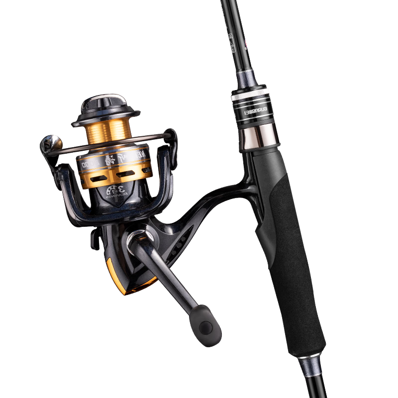 GW Sulong Second Generation Lure Rod, Straight Handle, 2.4 Meters, M Action, Spinning Reel, for Bass, Mandarin Fish, Topmouth Culter, Lure Rod Set