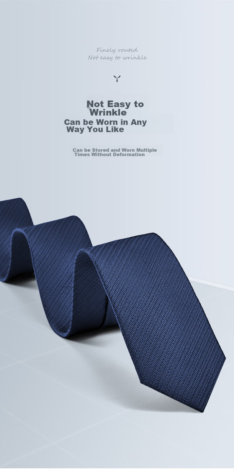 HLA Men's Formal Hand-Tied Necktie for Weddings, Grooms, Groomsmen, Business Suits, Narrow Lapel Style 6