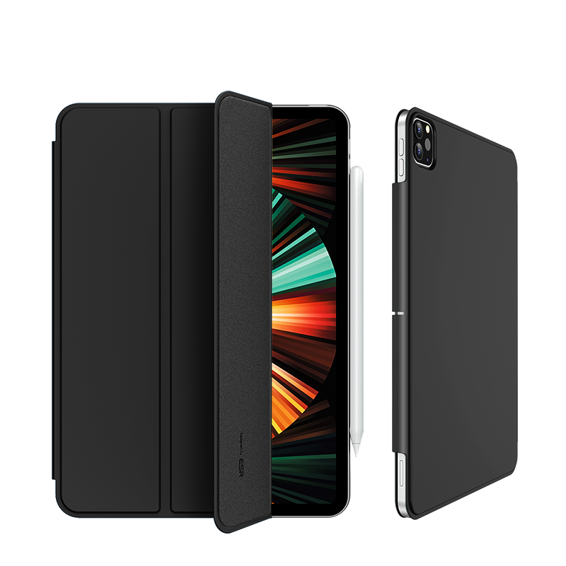 ESR Compatible with IPad Pro 12.9 Case for 2022/2021/2020 Apple Tablet, 12.9-Inch Full Screen Magnetic Slim Case with Clasp, Shockproof And Foldable