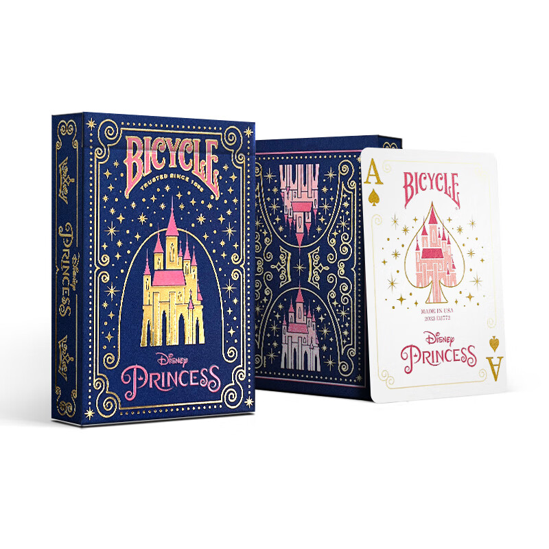 BICYCLE Disney Princess Series Commemorative Playing Cards (Blue) - 1 Deck