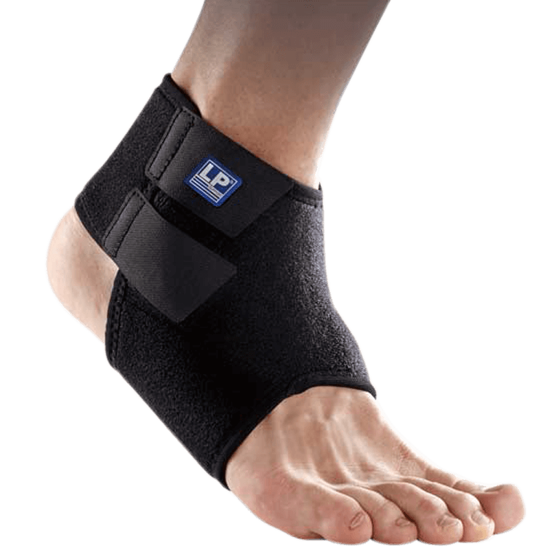 LP 768CN Professional Sports Ankle Brace for Sprains And Twists, Basketball Badminton Ankle Joint Protector Reinforced S Size