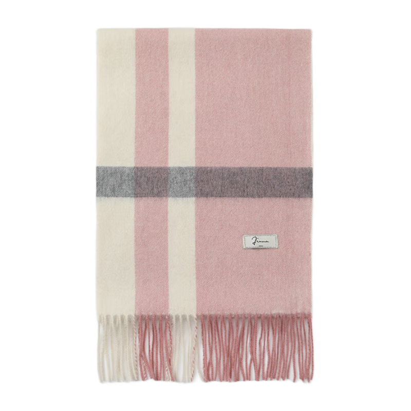 JIUMU Pure Wool Scarf for Women, Autumn And Winter Neck Warmer, Ladies' Warm Shawl, Gift for Women on Mid-Autumn Festival Or Birthday, Gift Box Packaging