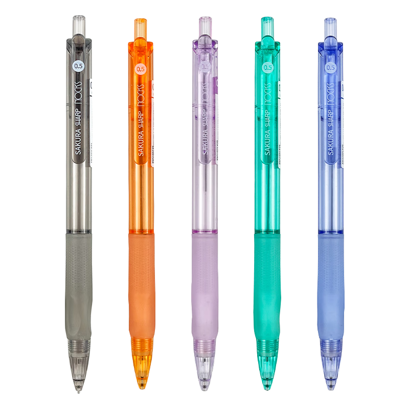 SAKURA Mechanical Pencil 0.5mm Student Writing Drawing Drafting NOCKS Series Triangular Grip Non-Slip Mechanical Pencil Candy Gree