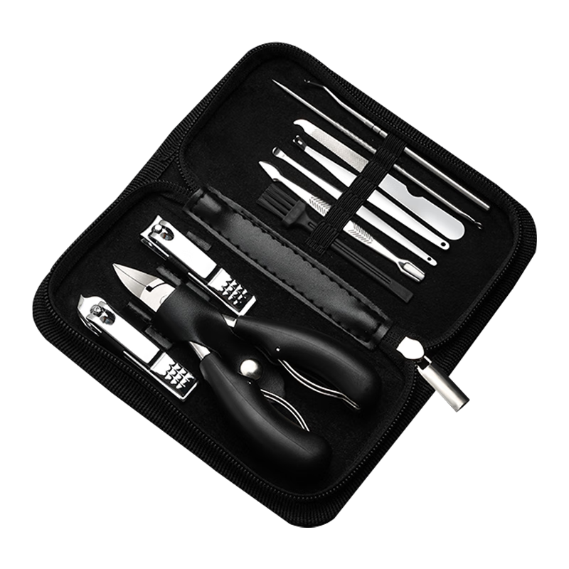 Xingfutang Eagle-Beak Pliers Ingrown Toenail Specialized Nail Clipper Pedicure Knife Nail Pliers Complete Tool Set, 10-Piece Nail Scissors And Pliers Set