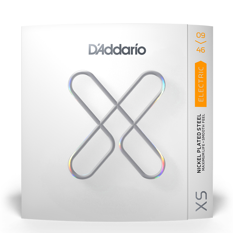 D'Addario XSE0946 American Imported Electric Guitar Strings Rust-Resistant Coated High Carbon Steel Strings Light Gauge 09-46