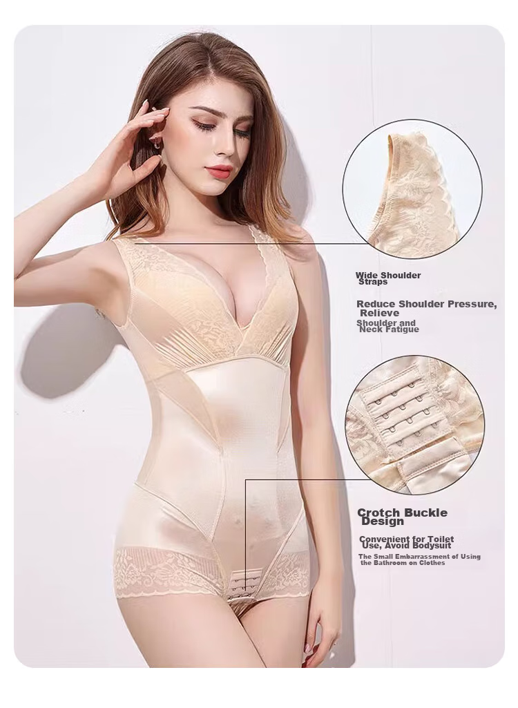 FitonTon Women's Shapewear Bodysuit, Thin, Butt-Lifting, Body-Shaping, Tummy Control, Postpartum Waist-Cinching, Slimming Underwear, One-Piece Shapewear 5