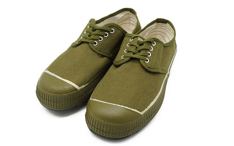 【君御作训鞋】君御 男高低帮帆布鞋绿胶鞋作训鞋 高帮40码【行情
