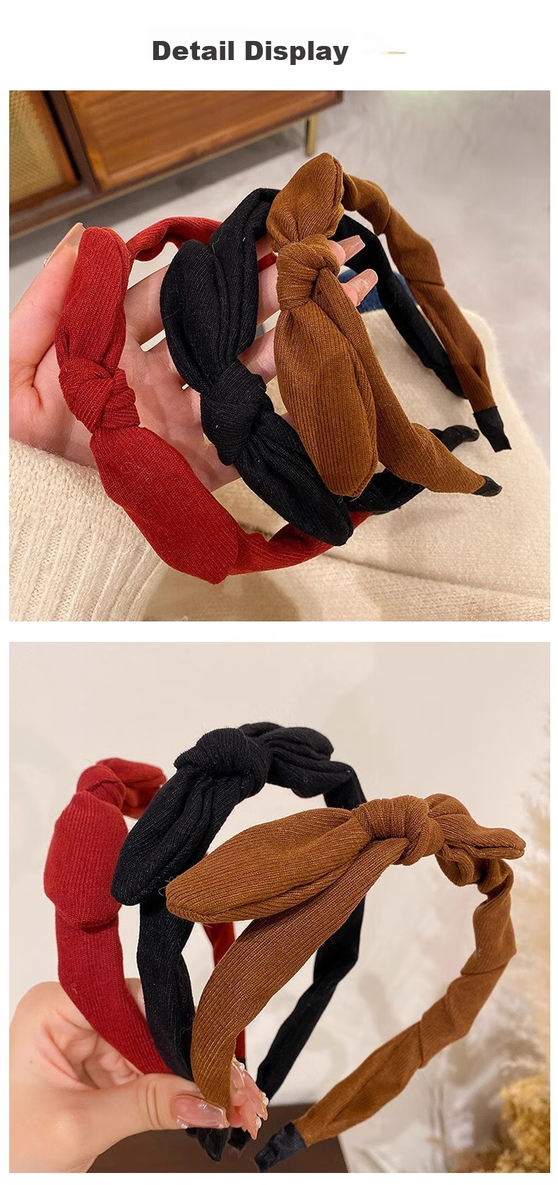 Xiangwan Hairband, Cute And Elegant Bow Headband for Women, Versatile Hair Accessory, Outdoor Hair Clip, Hair Band, Birthday Gift for Girls 6