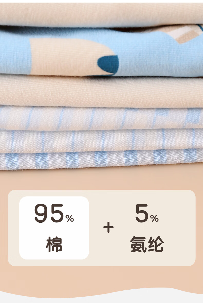 Langsha Boys' Underwear, Cotton Class A Shorts for School-Age Children, Printed Boxer Briefs for Teenage Boys 2