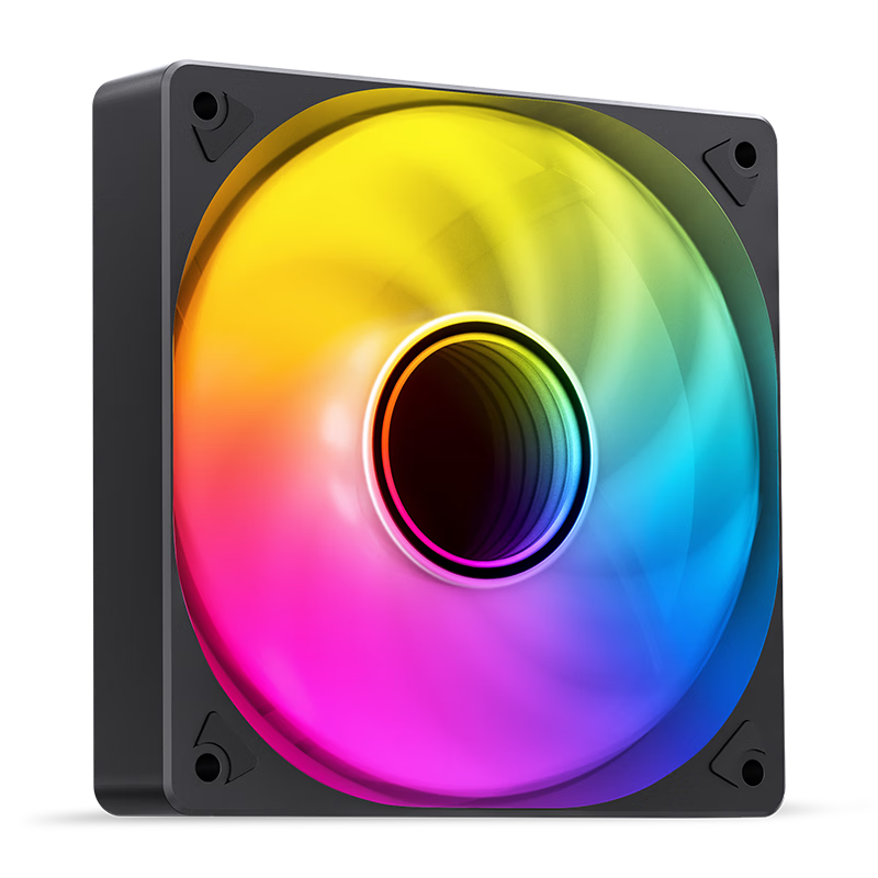 JONSBO SL-120B Iridescent Edition, 12CM Case Fan (5V ARGB Motherboard Sync/4PIN PWM Male And Female Headers for Series Connection)
